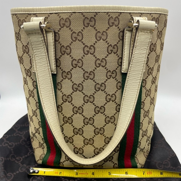 Gucci Sherryline Canvas Bucket Bag - Picture 4 of 12